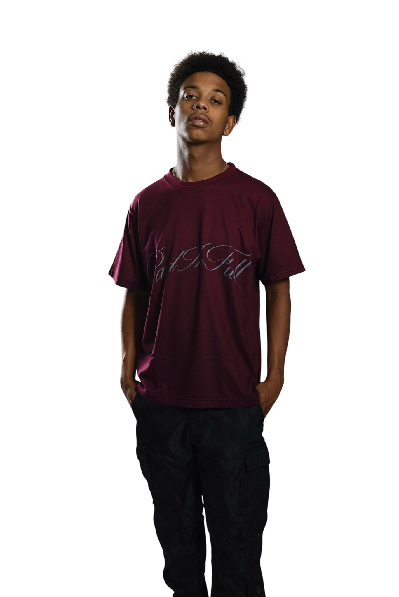 T-Shirt Paid In Full Bordeaux